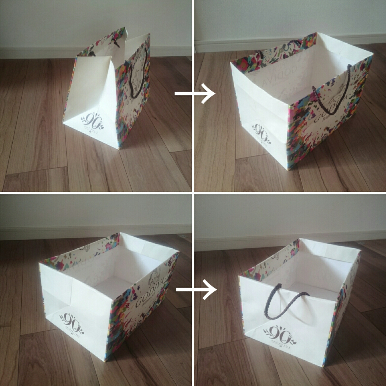 たまった紙袋活用！食料品の収納術 -- 見やすく整理＆賞味期限切れ防止えんウチ