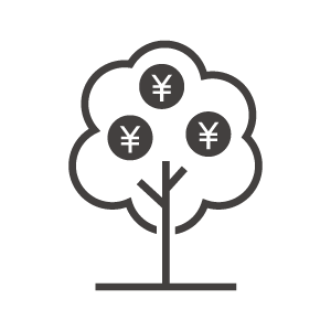 並んだ木のアイコンフリーのアイコンイラスト素材 icon-pit