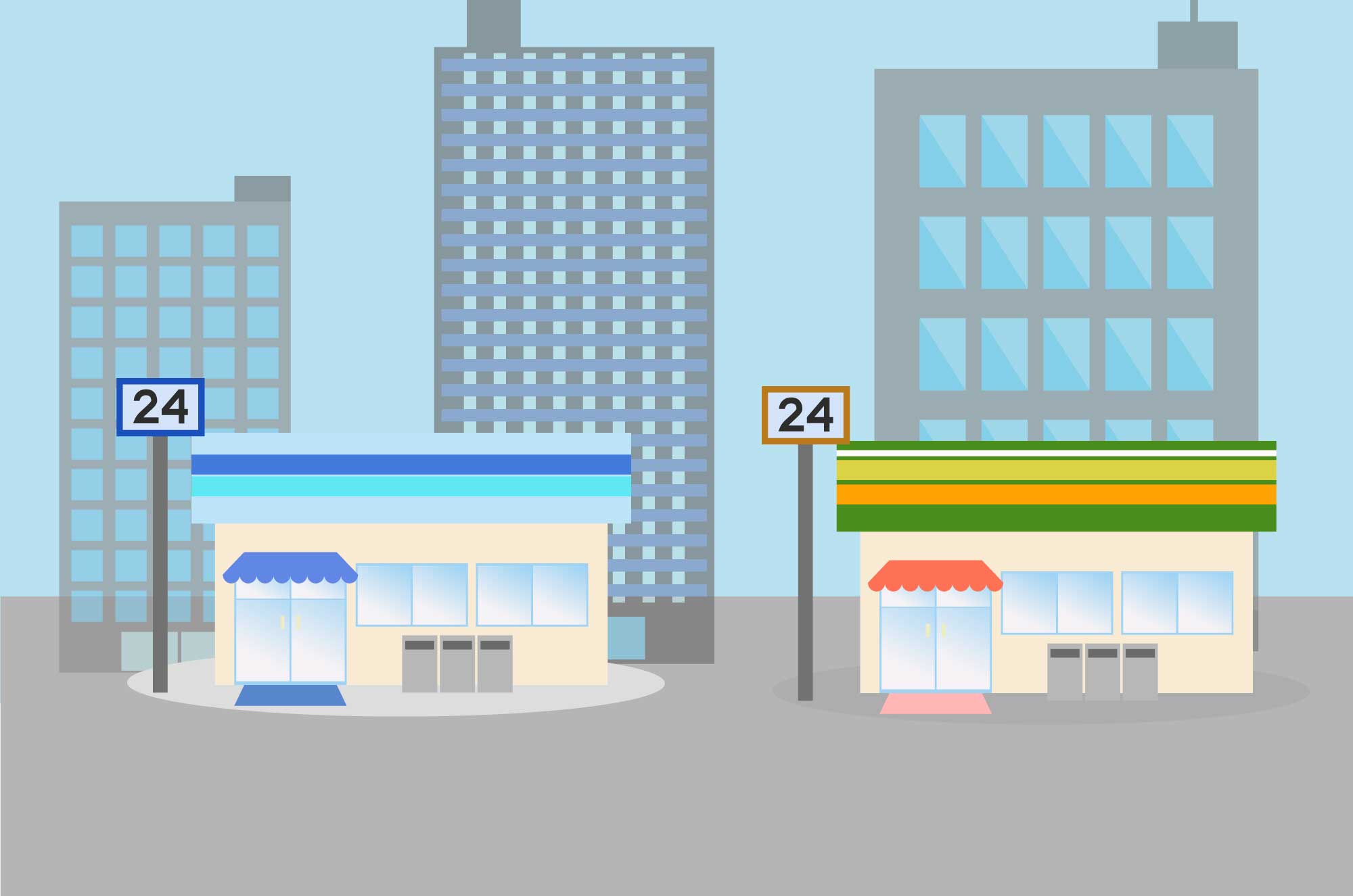 コンビニ外観 - CLIP STUDIO ASSETS