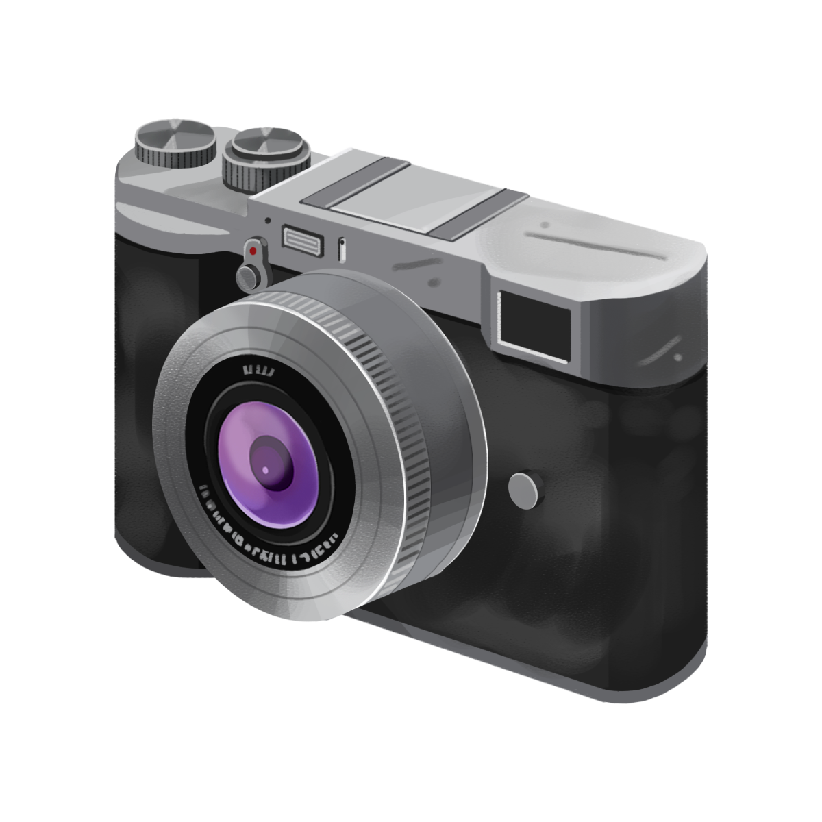 カメライラストのフリー素材イラストイメージ