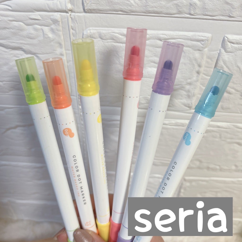 絵心がなくてもOK！呉竹 zig クリーンカラー ドットで手帳やノートを鮮やかに♪