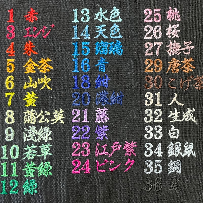 命名書を刺繍で作ろう クローバー刺繍のメモリアルフレームの作り方