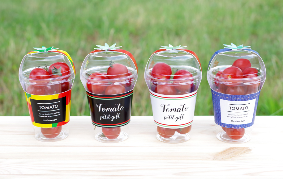 004上質なイラストで魅せる、 こだわりのミニトマト。TP東京