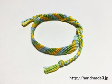ミサンガの作り方No.7 平結び