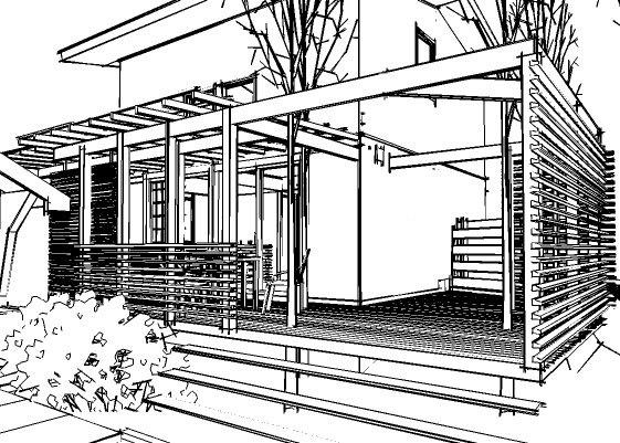 AI建築パース：3D建築モデルを数秒でドローイングに変換する方法