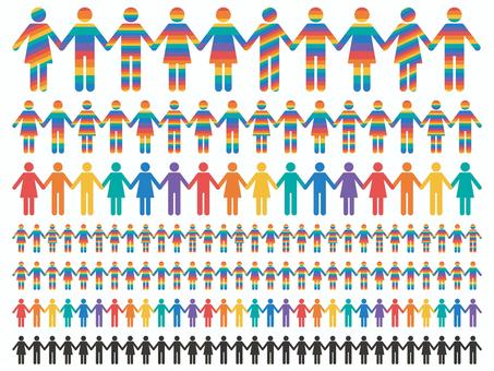 多様性 アイコン イラスト320 無料写真