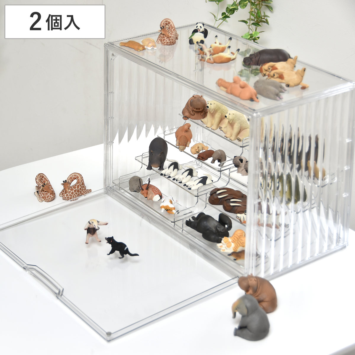 コレクションケース ラック 卓上 ディスプレイボックス 壁掛け フィギュアケース コレクションラック 北欧 おしゃれ 推し活 収納 推し棚 白ホワイト 人形 コレクションケース 卓上 背面ミラー ディスプレイラック おしゃれ ガラス ラック 背面ミラー付き 縦型 ホワイト