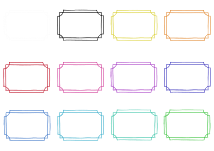 おすすめの商用利用可能な無料フレーム・枠素材
