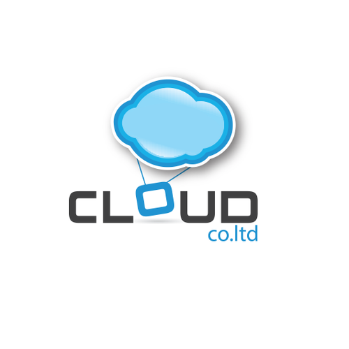 ロゴ販売サンプルです。雲・cloud・グラデーション・ロゴ・マークデザイン521をイメージしたロゴデザインです