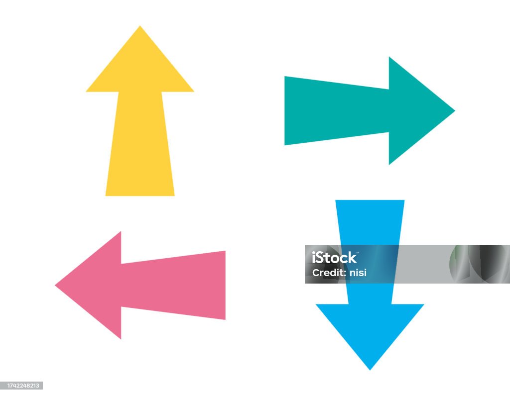 矢印アイコン右左上下前と前のボタン方向方向ナビゲーションの概念アップロード上下のシンボル白い背景に孤立して設定されたベクトル矢印 -GUIのベクターアート素材や画像を多数ご用意 - iStock