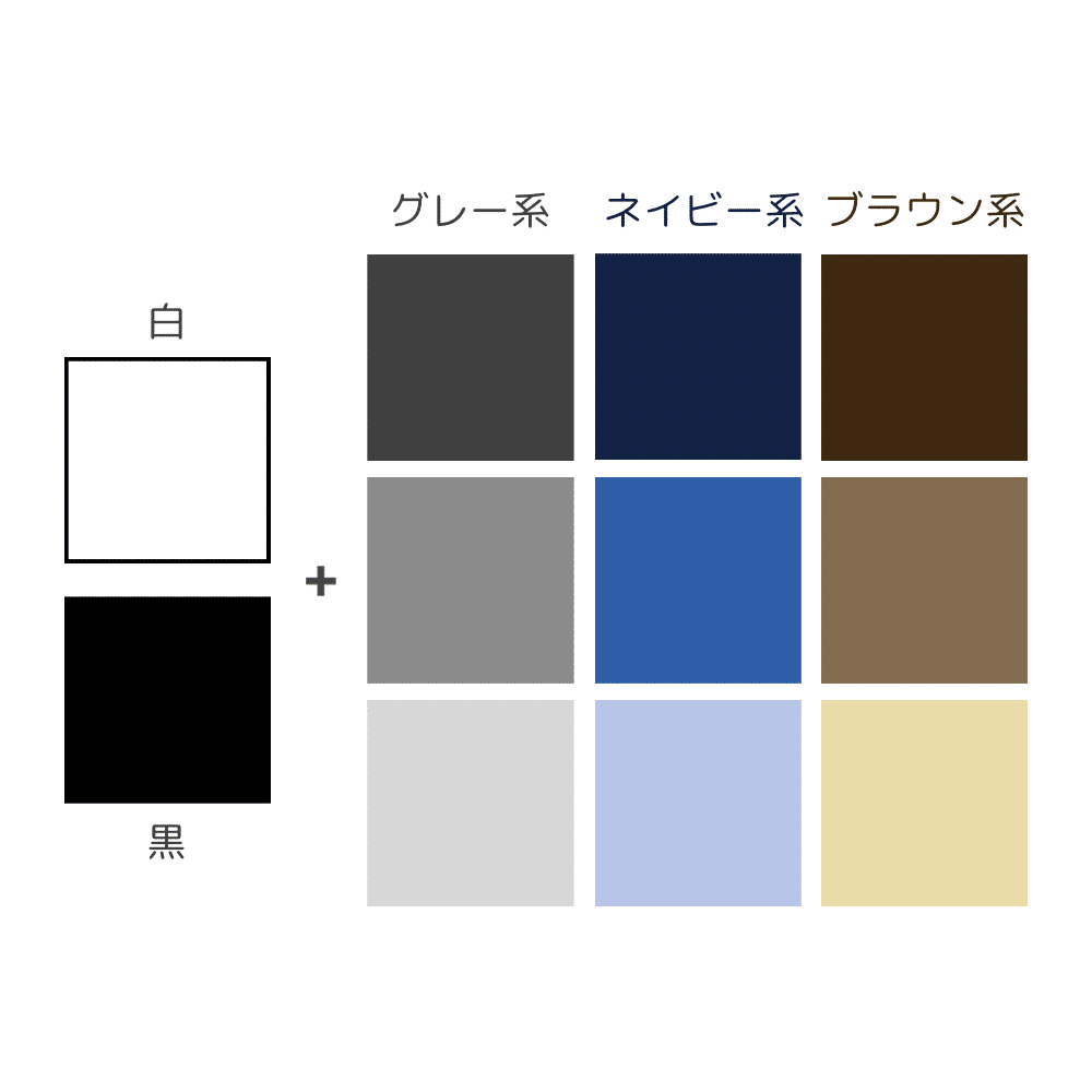 メンズ服 色の組合わせ は3色に絞れば失敗しない・コーディネートパターンも徹底解説 - アッシュブファッション