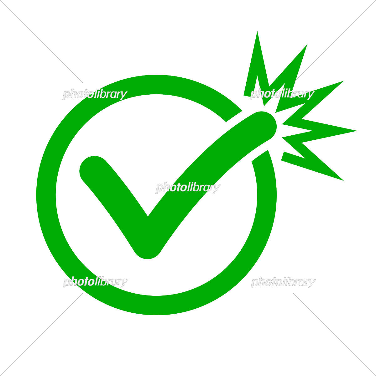 緑のチェックマークのベクトルアイコンを設定します。正しい投票の選択の孤立した記号のイラスト素材・ベクター Image 184275446