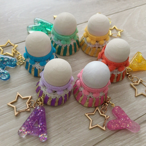 バドミントンシャトルキーホルダーの作り方