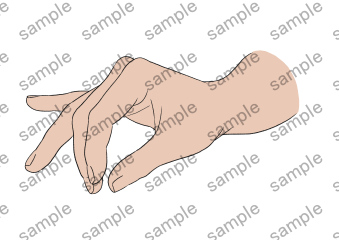 指先 つまむイラスト無料イラスト・フリー素材なら「イラストAC」