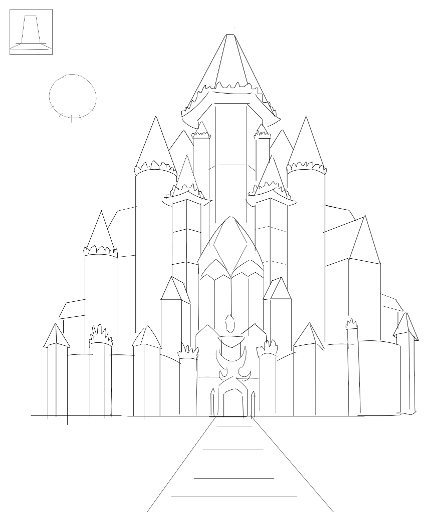 □ 一点透視図法謎の鉛筆でコピー紙に描いた何か@Kay-nea@のブログ