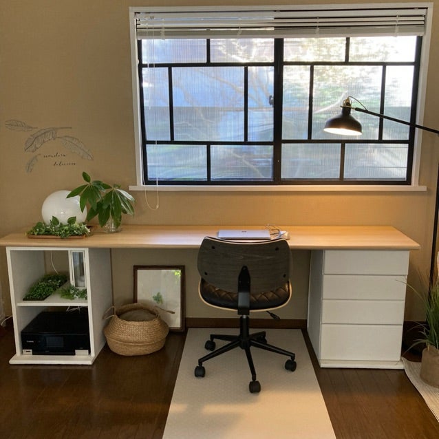 カッティングシートで家具リメイク！デスクスペースの完成！住まいリングさせぼ