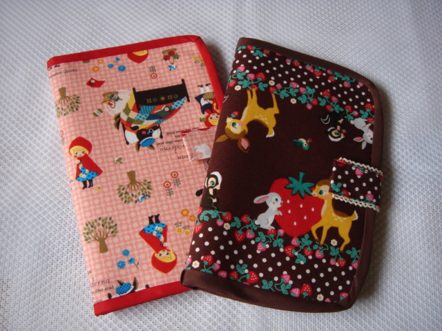 簡単☆薄型通帳ケース ファスナーなし ① - カバー＆ケースたち