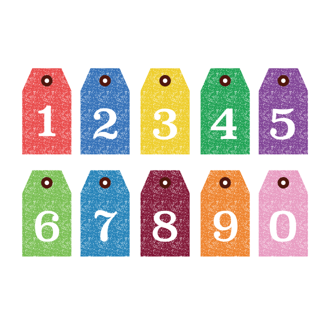 数字 シンプル 手描きイラスト - No: 2457431無料イラスト・フリー素材なら「イラストAC」