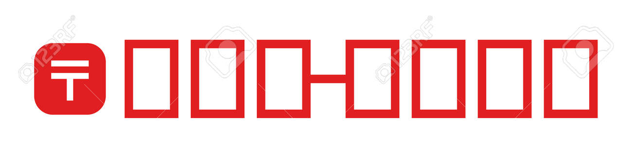 郵便番号枠 手描きイラスト無料イラスト・フリー素材なら「イラストAC」