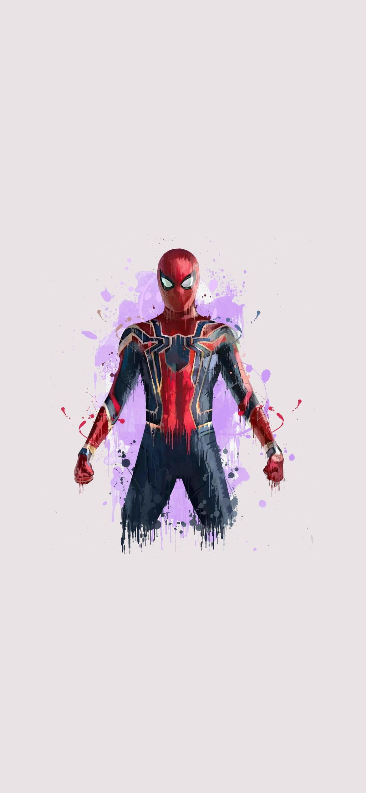 飛び出るかっこいいスパイダーマンの1170 x 2532スマホ壁紙壁紙キングダム