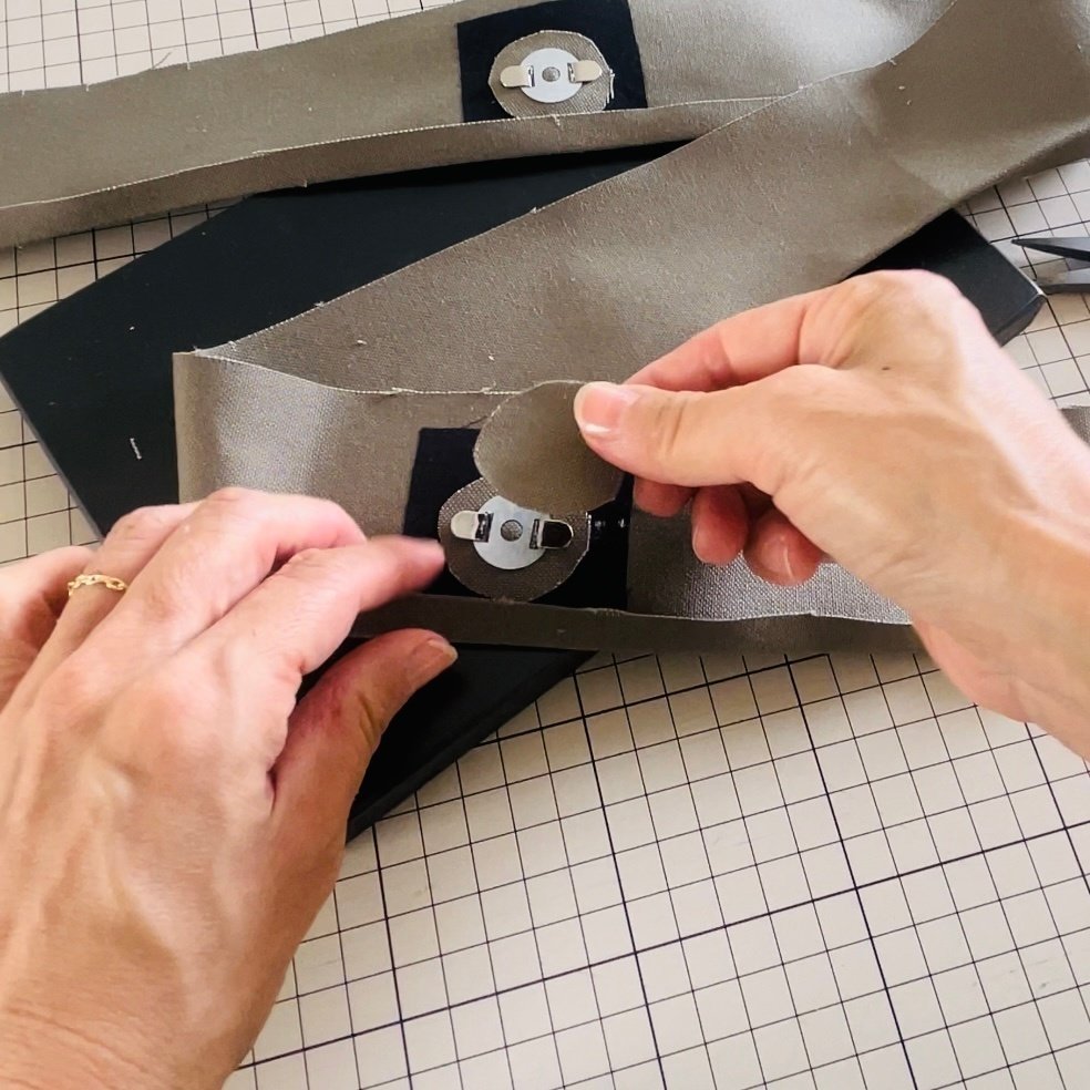 マグネットホック 縫い付けタイプ 14mm