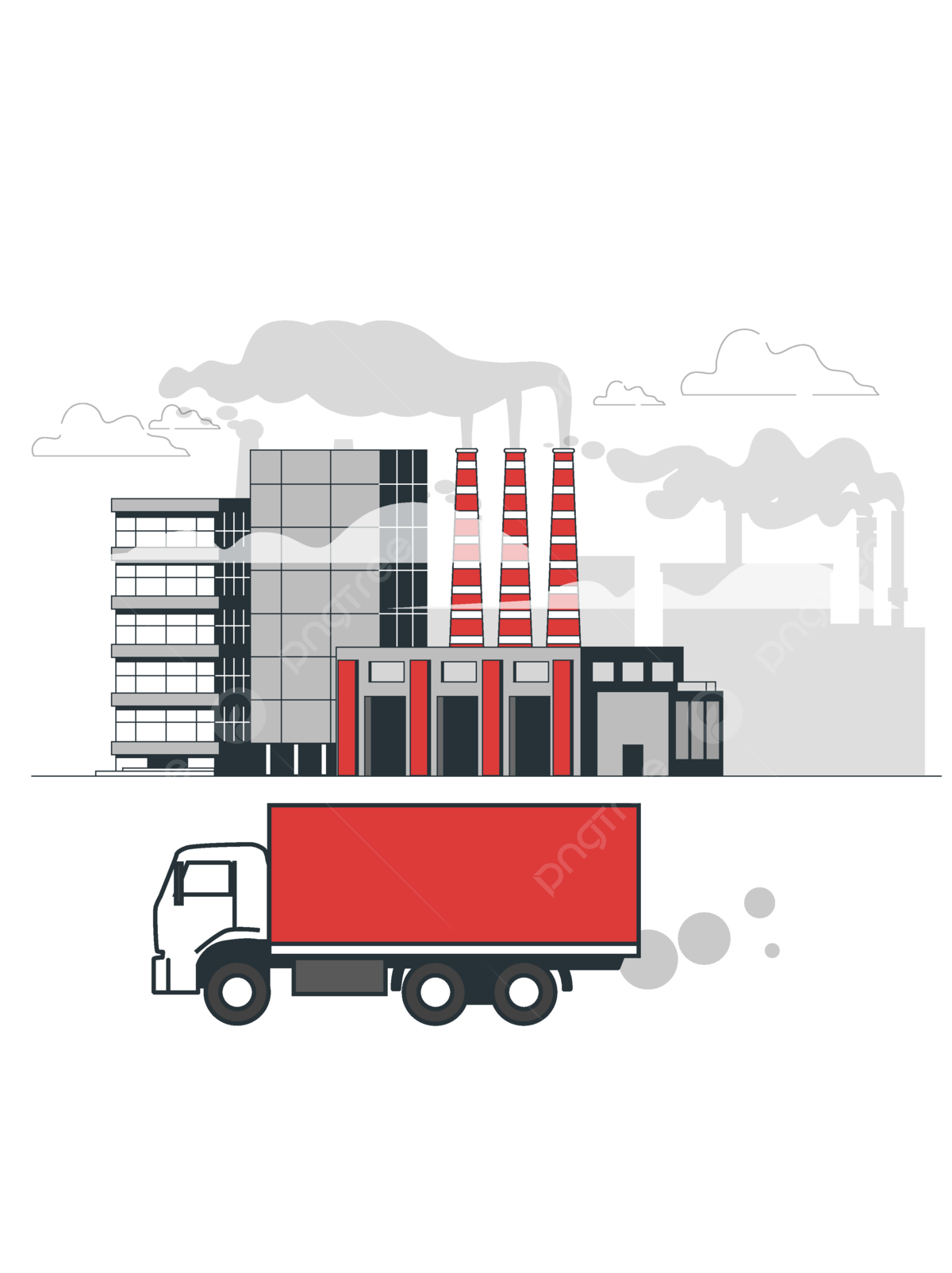車の排気ガスとCO2のテキストイラストのイラスト素材・ベクター Image 182448559