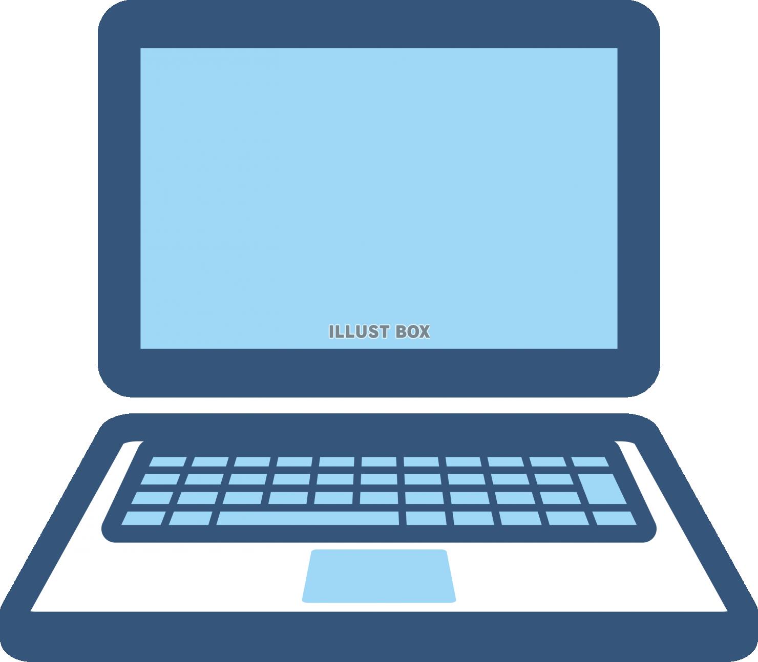 可愛いイラスト無料ノートパソコン メール − free illustration Laptop emailイラストダウンロード