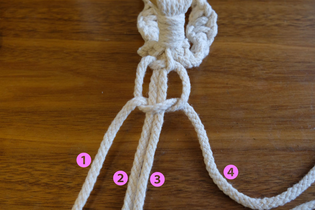 マクラメ プラントハンガー 編み方TikTok