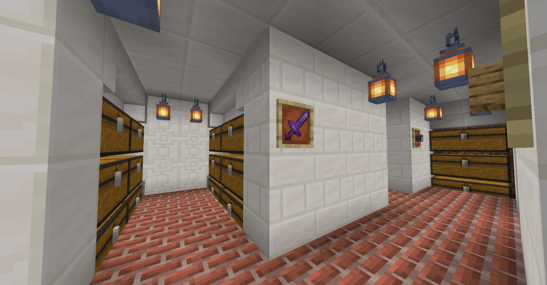 マイクラ おしゃれな倉庫建築方法