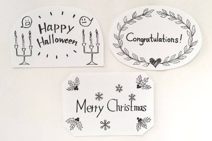 手書きでおしゃれなメッセージカードを作るアイデアを紹介Lakit日和