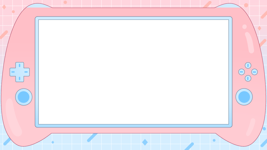 商用フリー ゲーム実況用の画面枠・４人用 赤・黒ムビデザ動画編集向けのデザイン素材集