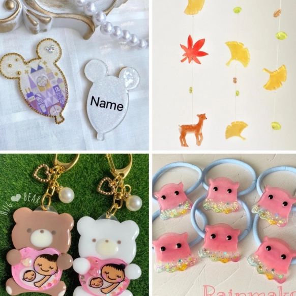 100均のインクジェットプリント用プラ板で作る雪の結晶ヘアアクセThankyou Works Blog