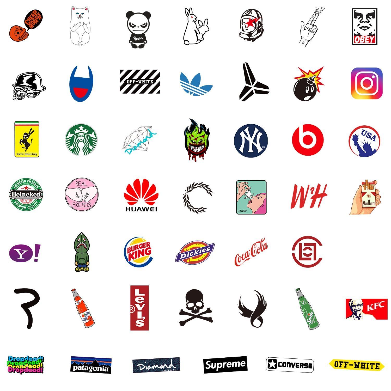 ブランド ステッカーSticker design, Brand sticker, ステッカ