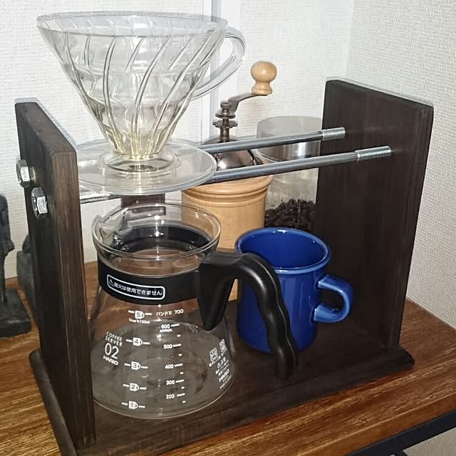 100均セリアの材料でコーヒードリップスタンドをDIY😀🛠️🎶☕️コーヒードリップコーヒードリップスタンドコーヒー ドリップスタンド手作りコーヒードリッパースタンドコーヒードリップスタンド自作diy100均100均diy