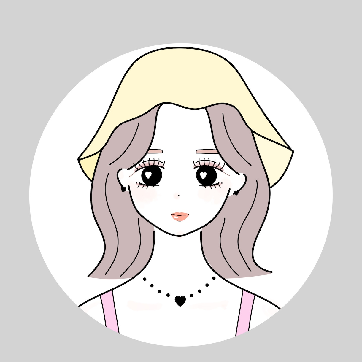 ✨かわいい女の子専門✨ 地雷系・韓国風もOK！あなただけのアイコン描きます🎀SKIMA スキマ