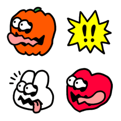 怖い顔の絵文字アーバングラフィティスタイルの輪郭アイコン。白い背景にストリートアートのグランジ線画。ドロップとリークのある絵文字シンボルのベクターイラスト」のベクター画像素材 ロイヤリティフリー2308119899Shutterstock