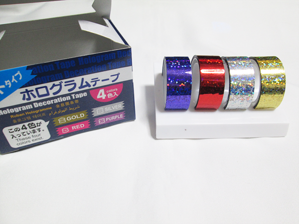 ダイソー 装飾テープC ホログラム 5個セット