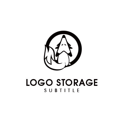 フォックスロゴシンプル＆かわいいキツネのブランドデザイン – LOGO STORAGE ロゴストレージ
