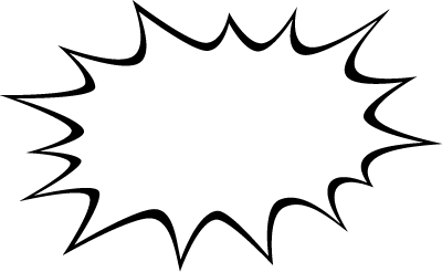 透過・ニュアンスカラーの手書き吹き出し１ フキダシ手描きシンプルセリフマンガ：イラスト無料