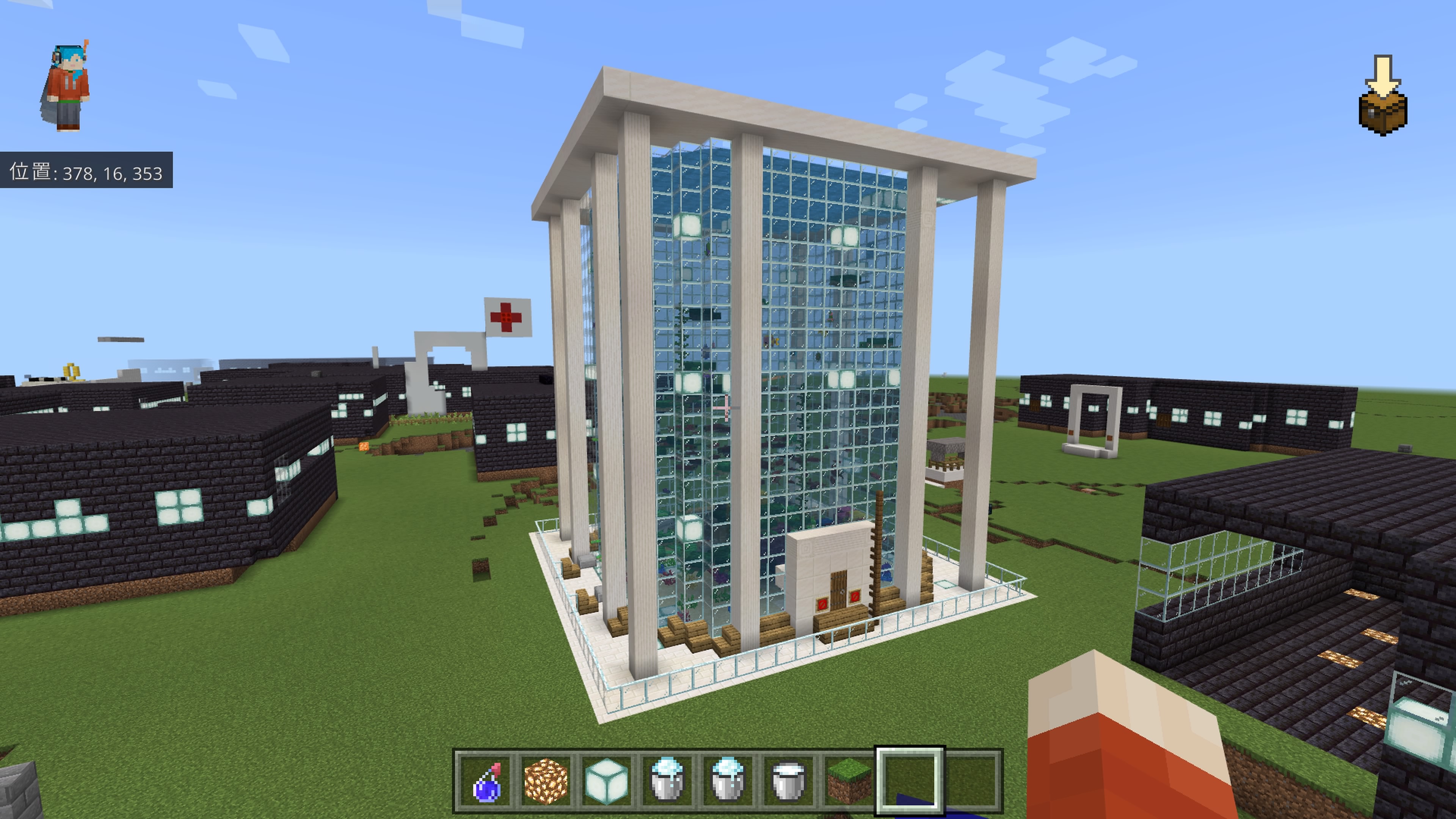 水族館完成！夜もキレイな熱帯魚の大型水槽 マイクラ マインクラフト 168