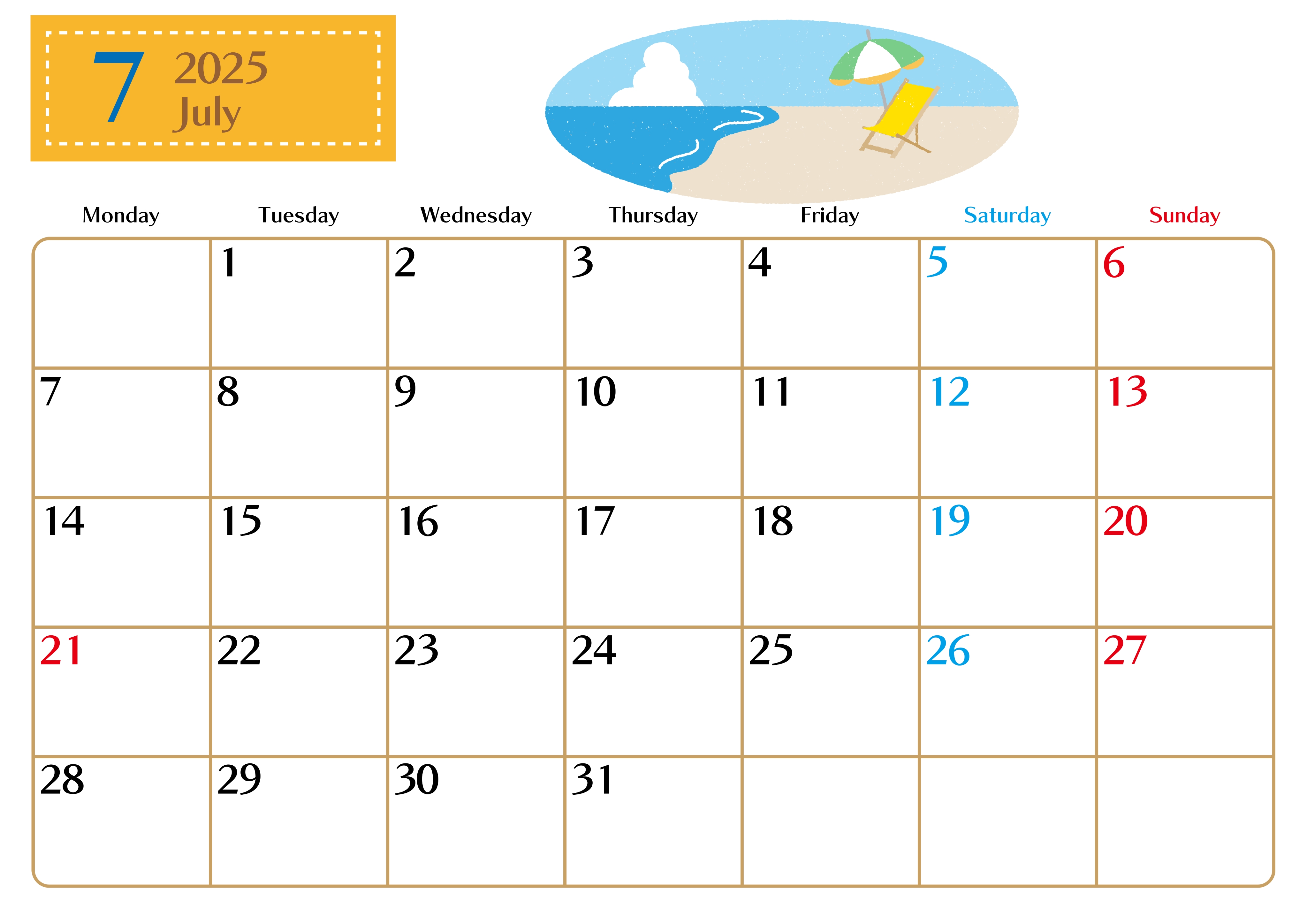 和の花カレンダー2025年5月フリー素材 - GreenStock40