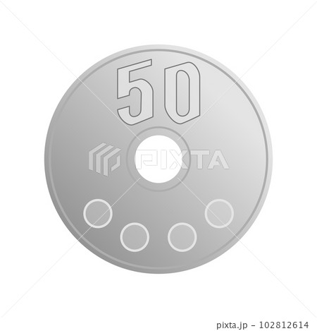 50円玉」の写真・イラスト素材アマナイメージズ