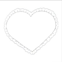 地雷系・量産型フリルハートフレームのイラスト素材103639912- PIXTA