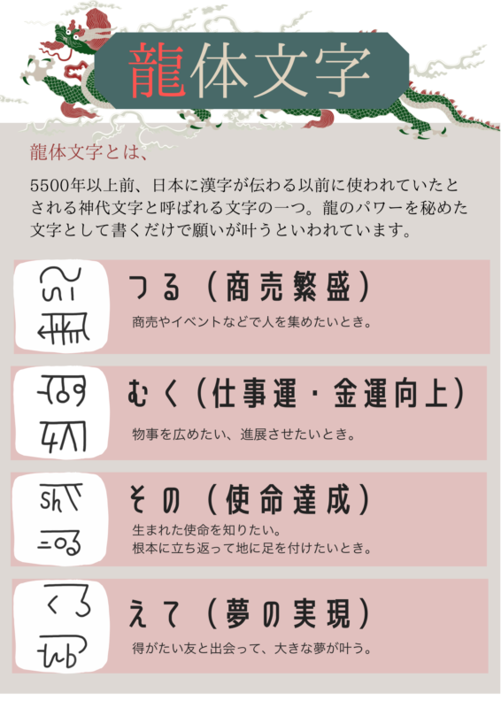 シンプルな龍の飾り筆文字無料イラスト素材素材ラボ