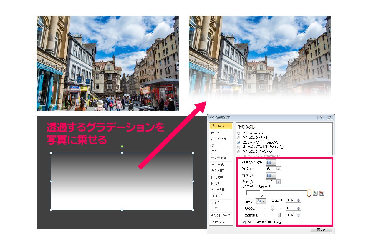 グラデーションを使って、パワーポイントの表紙をおしゃれに変身！│パワポ大学