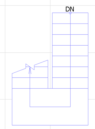 ArchiCAD手摺の平面図表現について