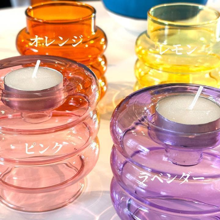 ステンドグラス カラフルなキャンドルホルダー キャンドル・キャンドルホルダー 花風〜kafuu〜 通販 18469254Creema クリーマ