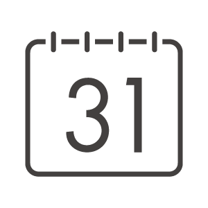 カレンダーアイコンのイラスト無料で使えるフリーな「らくがき素材」