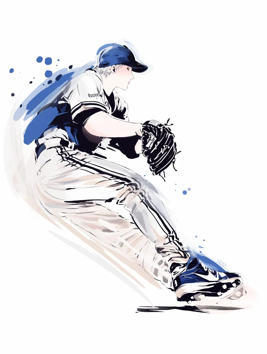 野球アイコンイラスト ストリートTikTok