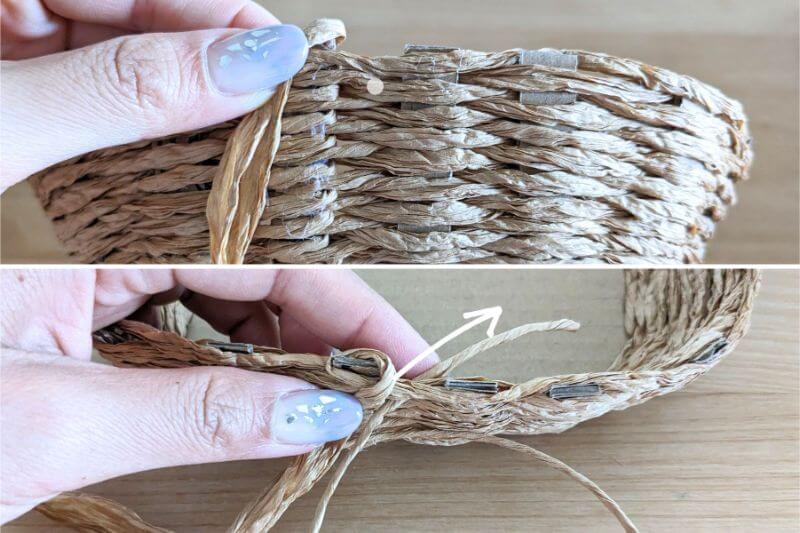 チラシで作る「なんちゃって畳編み」のカゴの編み方♪Tomo&Sana GOURMET DIARY